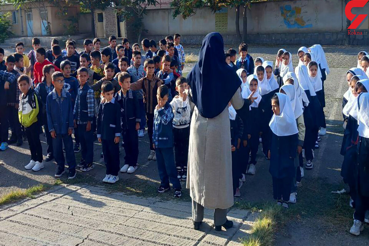  اشک های تلخ دانش‌آموزان در روز بازنشستگی خانم معلم مهربان
