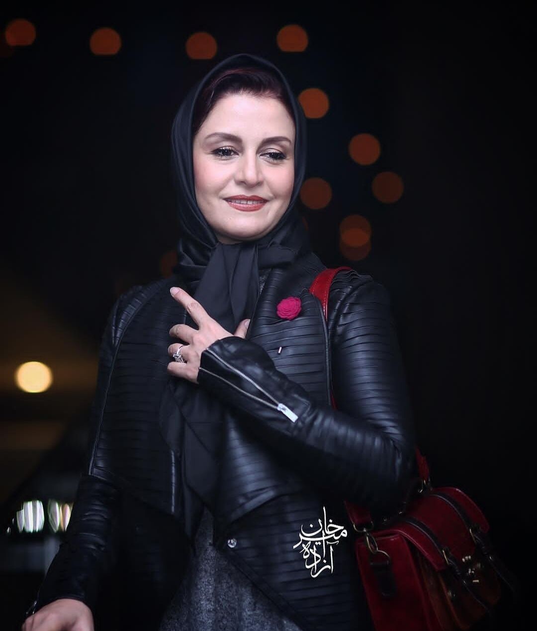 مریلا زارعی مشکی‌پوش شد