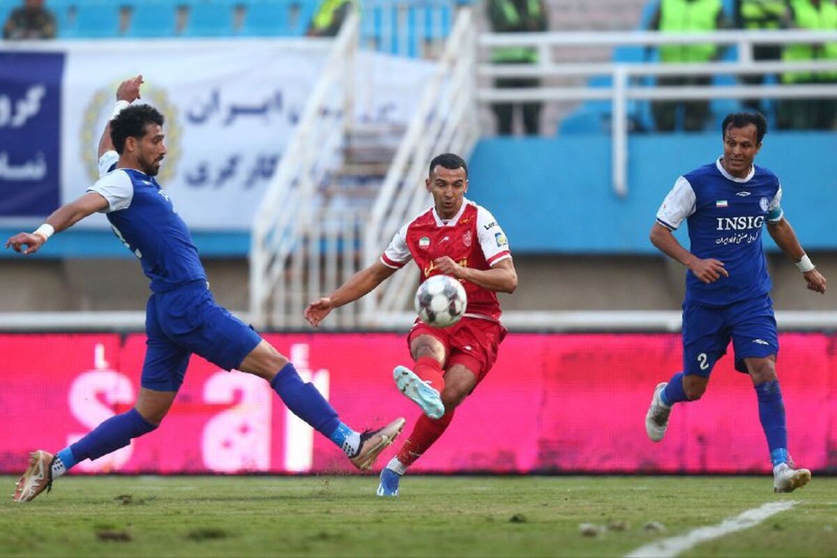 توقف پرسپولیس و پیروزی پرگل سپاهان در لیگ برتر