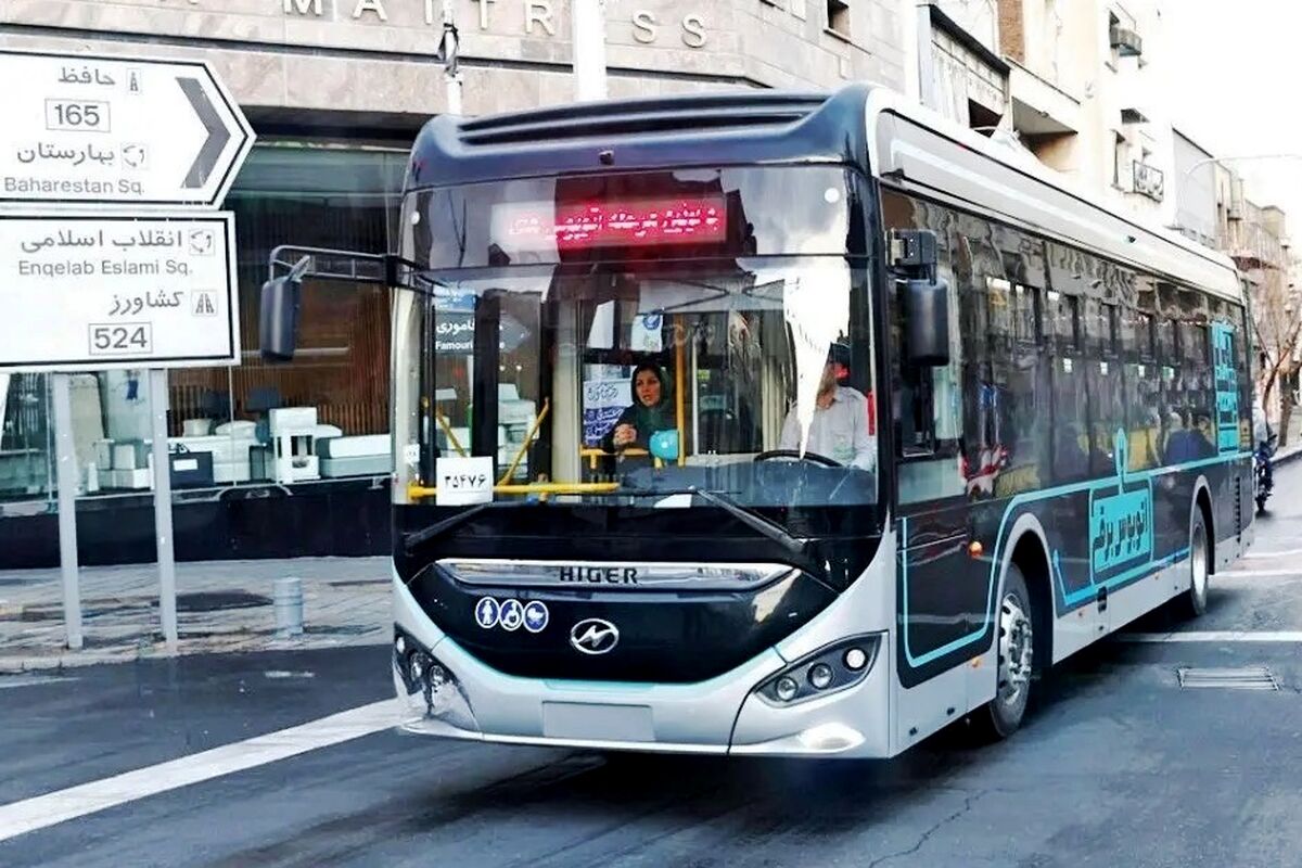 ۵۰ اتوبوس برقی دیگر در راه تهران 