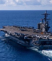 ناوگان جنگی چین به نزدیکی آبراهم لینکلن رسید