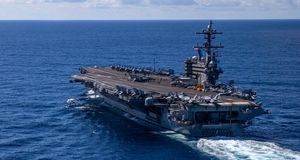 ناوگان جنگی چین به نزدیکی آبراهم لینکلن رسید