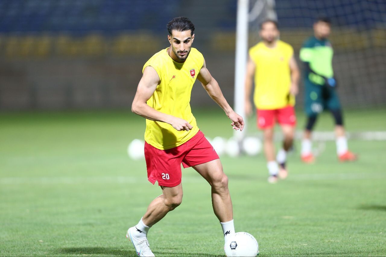 مهاجم پرسپولیس در نقش لوکاکو!