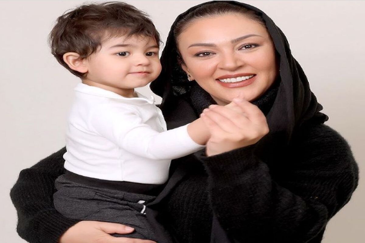 عکس جدید از زیبا بروفه و پسرش
