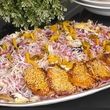 طرز تهیه آلبالو پلو مجلسی با مرغ ریش‌ریش