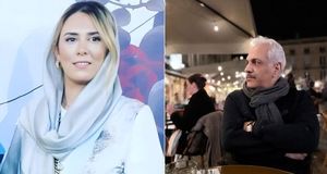 عاشقانه غزال رجبیان برای مهران مدیری در دبی/ عکس