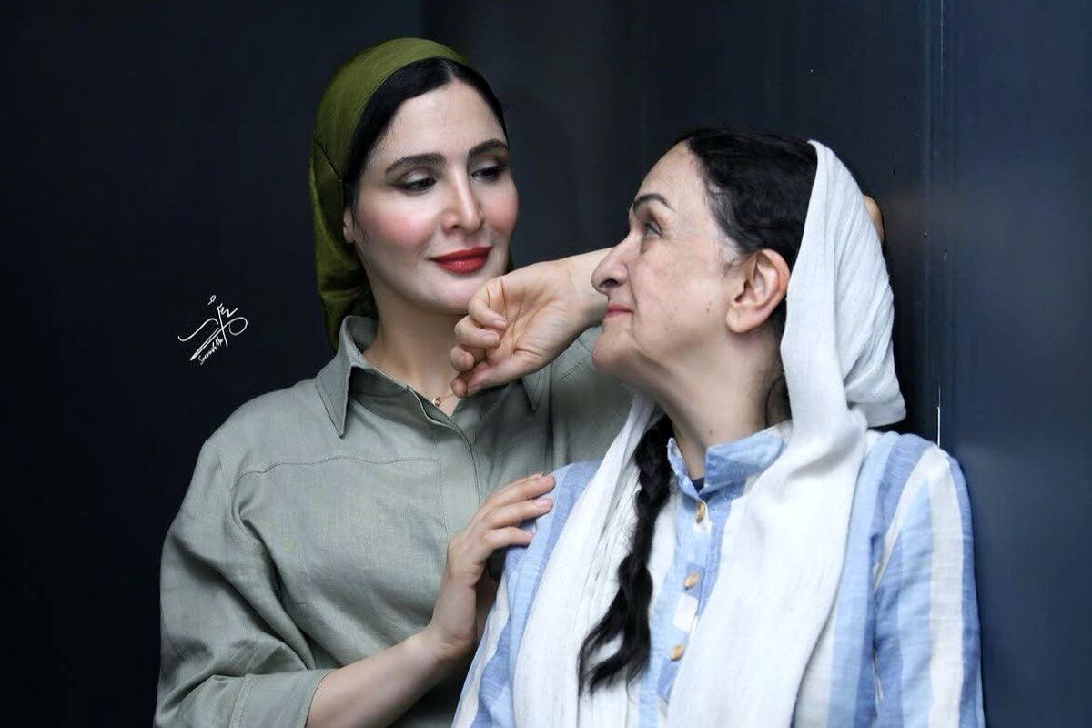 قاب مادر دختری گلاب آدینه و نورا هاشمی با زیبایی نچرال!
