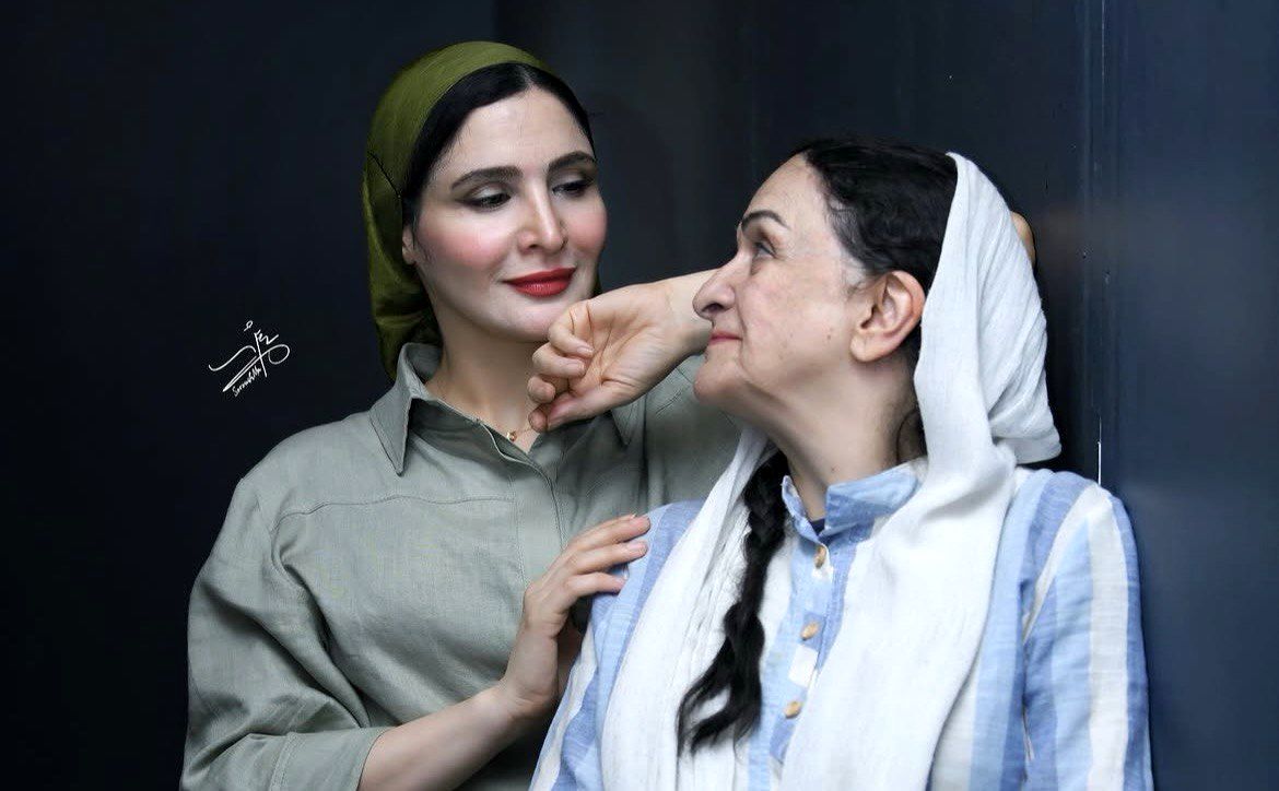 قاب مادر دختری گلاب آدینه و نورا هاشمی با زیبایی نچرال!