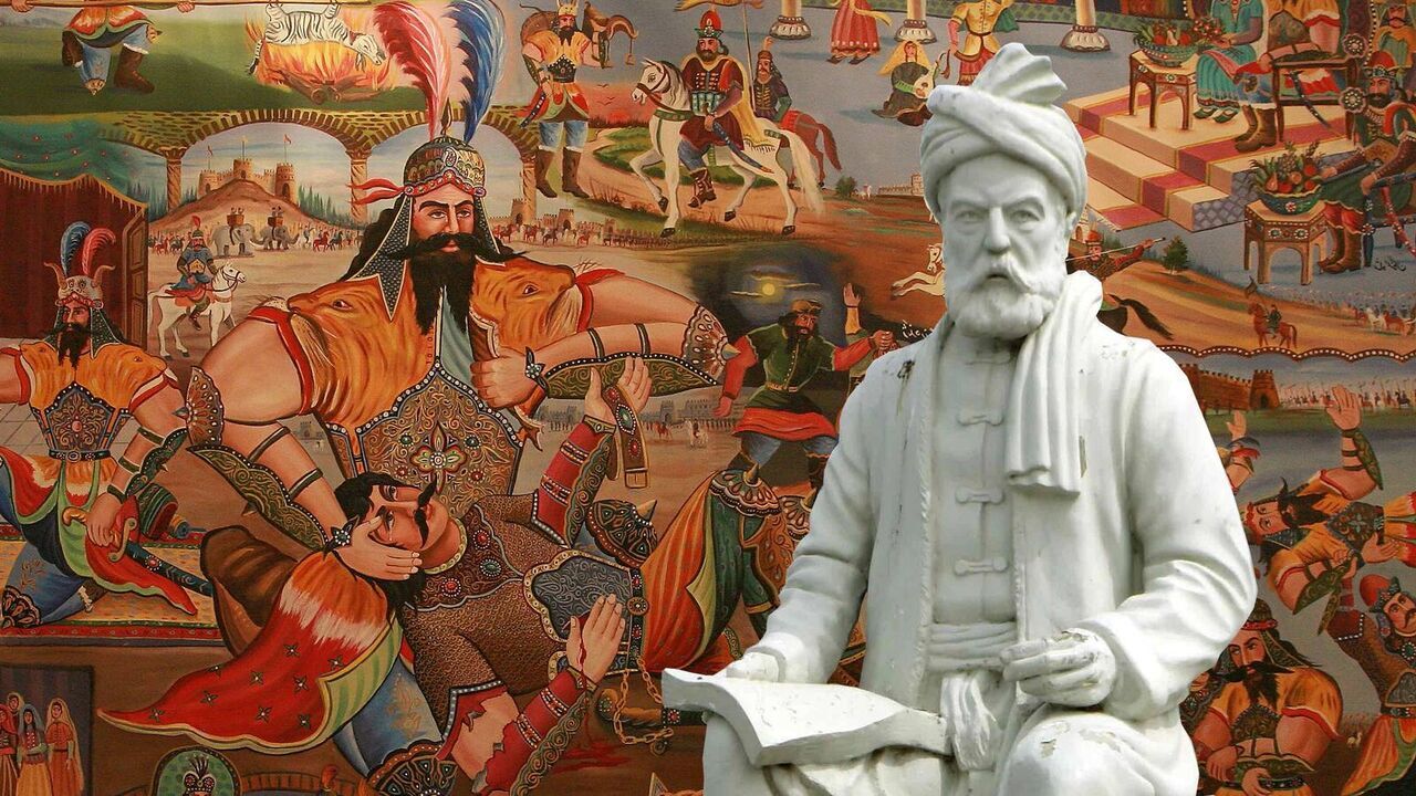 نظر جنجالب شیخ صادق آیت الله خلخالی درباره فردوسی+عکس