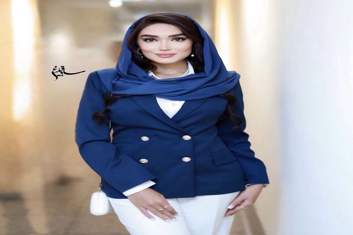 استایل خاص فرزانه قاسم‌زاده، بازیگر "هتل"، در اکران سینمایی!