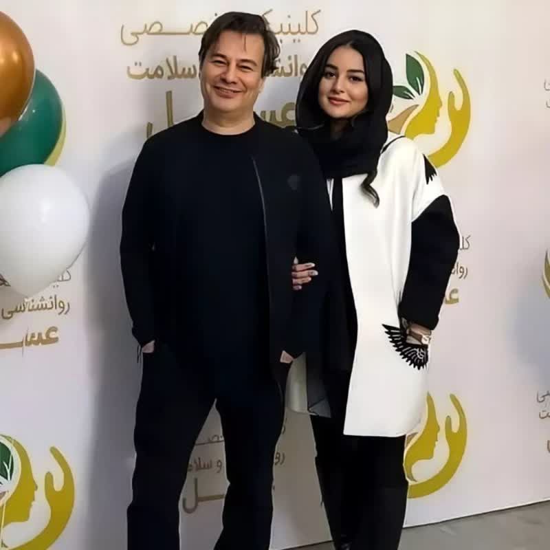 پیمان قاسم خانی و همسرش در کنار پسرخوانده فروغ فرخزاد در آلمان/ عکس